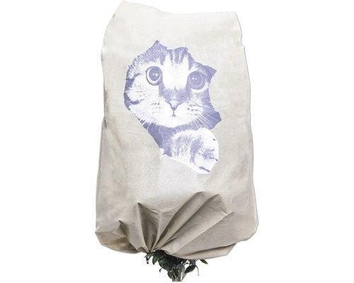 Housse de protection des plantes avec motif de chat