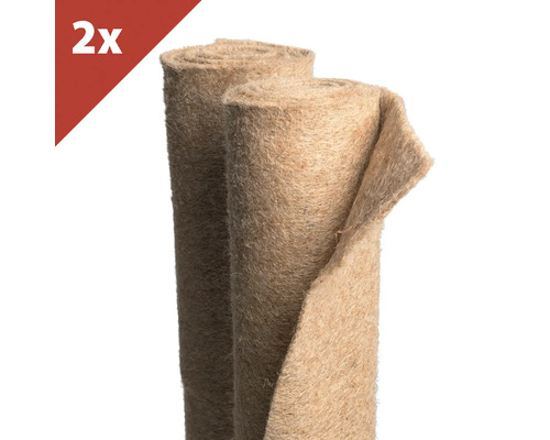 Deux rouleaux de feutre de jute