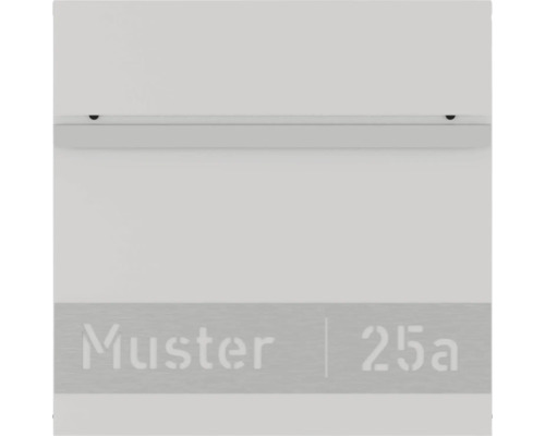 Briefkasten mit der Aufschrift Muster 25a
