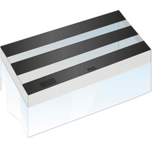 Aquarium rectangulaire avec couvercle