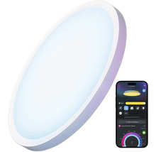 Panneau LED ovale avec contrôle par application smartphone