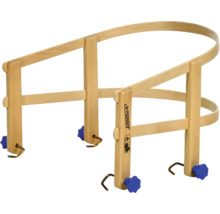 Rehausse de couche en bois pour potager surélevé avec boutons de serrage bleus