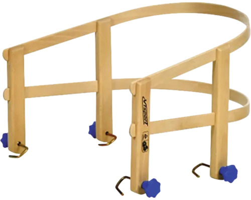 Dossier pour luge en bois Rehausse de couche en bois pour potager surélevé avec boutons de serrage bleus