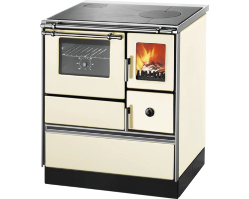 Holzherd mit Kochfeld und Backofen für traditionelles Kochen