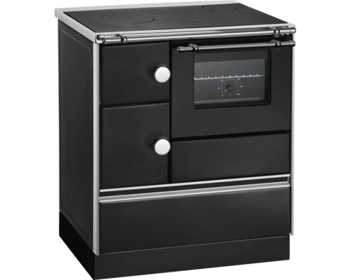 Holzherd mit Kochfeld und Backofen