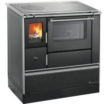 Holzherd mit Kochfeld, Backofen und Feuerraum