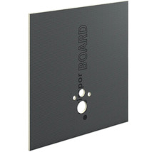 Isolierplatte mit vorgefertigten Aussparungen für Sanitärinstallationen