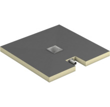 Receveur de douche avec écoulement et raccord de tuyau