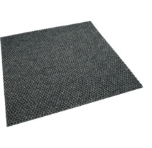 Tapis de propreté gris avec structure à picots