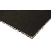 Revêtement de sol textile noir avec envers textile