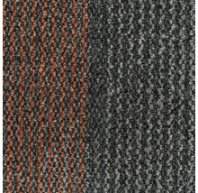 Vue détaillée d'un tapis avec deux motifs différents