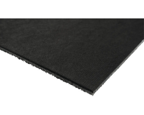 Schwarze Bautenschutzmatte aus Gummi