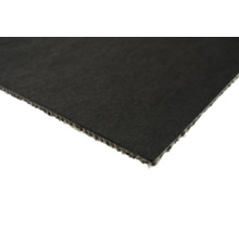 Vue détaillée d'un tapis de chanvre