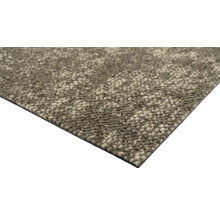 Vue détaillée d'un tapis à la texture chinée