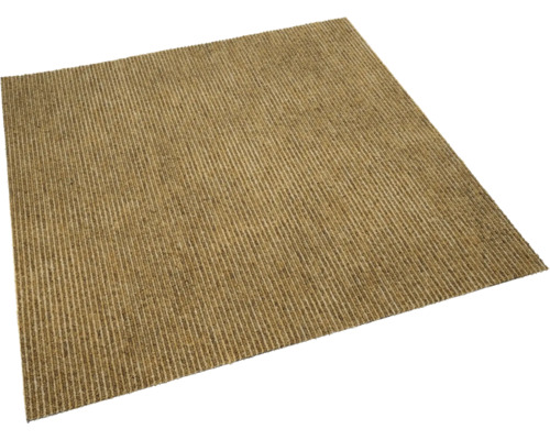 Tapis carré à structure côtelée