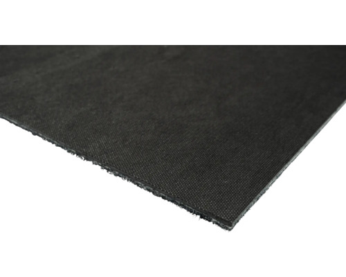 Nahaufnahme einer schwarzen Dichtungsbahn