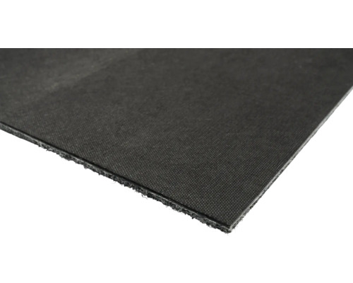 Detailansicht einer schwarzen Bautenschutzmatte
