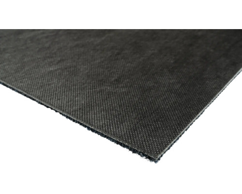 Detailansicht einer schwarzen Bauplane