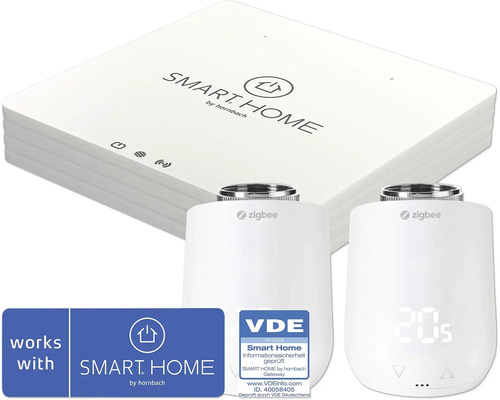 Smart Home Heizkörperthermostate mit Gateway von Hornbach