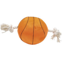 Hundespielzeug Basketball mit Seilknoten