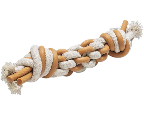 Hundespielzeug aus Seil und Gummi