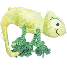 Chamäleon-Hundespielzeug mit Seil