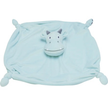 Doudou pour bébé avec motif hippopotame