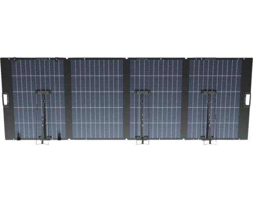 Tragbares Solarpanel mit vier Modulen