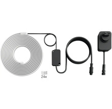 Bandeau LED avec matériel de fixation et bloc d'alimentation