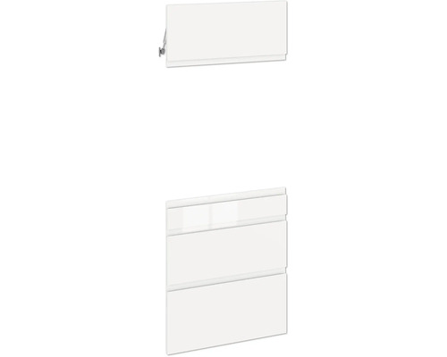 Armoire haute avec trois tiroirs et une porte