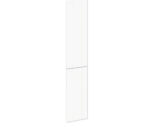 PICCANTE Smart Set de façade armoire à pharmacie midi 30 cm maison de campagne blanc mat "AN" Réfrigérateur blanc avec compartiment congélateur