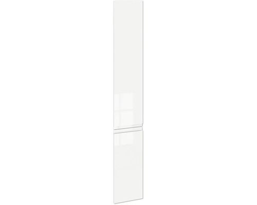 PICCANTE Smart Set de façade armoire à pharmacie 30 cm blanc haute brillance peint avec poignée encastrée intégrée "AQ" Réfrigérateur autonome