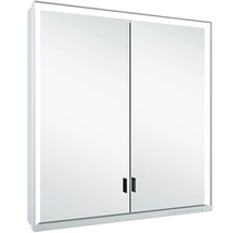 Armoire de toilette à miroir avec éclairage et deux portes