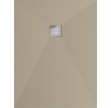 Quadratische Duschwanne mit Abfluss