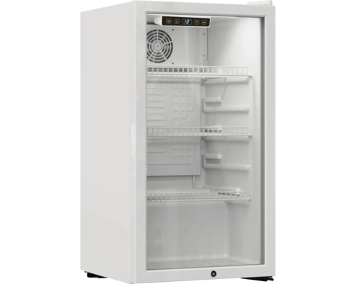 Getränkekühlschrank PKM BxHxT 44,5 x 83 x 47 cm Getränkekühlschrank mit Glastür und mehreren Ablagen