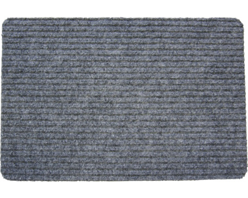 Ripsmatte Turbo grau 50x80 cm Fussmatte aus Textil
