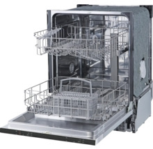 Geöffneter Geschirrspüler mit Geschirrkörben