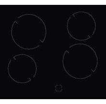 Kochfeld mit vier Kochzonen