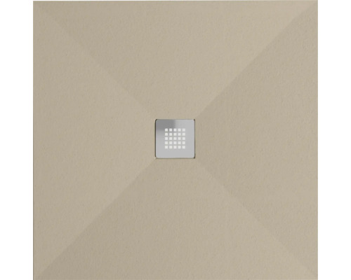 Duschwanne mit quadratischem Abfluss