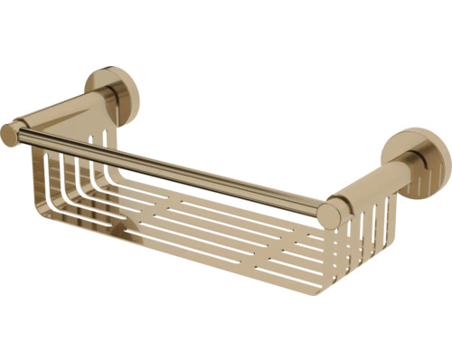 Panier de douche HACEKA Kosmos cuivre brossé 2012697 Étagère de douche pour montage mural