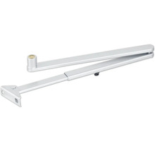 Ferme-porte à deux bras pour une fermeture de porte contrôlée