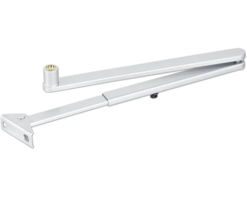 Tringlerie normale Geze pour ferme-porte TS 2000/4000 argent Ferme-porte à deux bras pour une fermeture de porte contrôlée