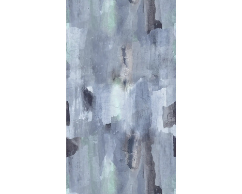 Abstrakte Wandgestaltung mit Putzstruktur