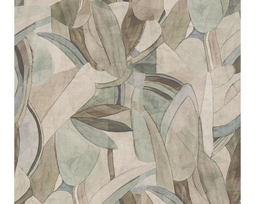 Papier peint à motif de feuilles