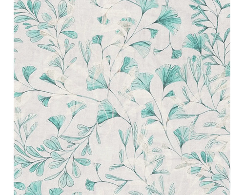 Tapete mit Ginkgo-Blatt-Motiv