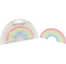 Craie de trottoir arc-en-ciel dans son emballage