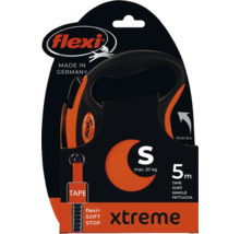 Laisse pour chien Flexi Xtreme, taille S, jusqu'à 20 kilogrammes maximum, avec sangle de cinq mètres