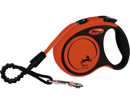 Laisse pour chien Flexi Xtreme, laisse à enrouleur avec sangle et mousqueton