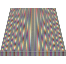 Grauer Rollladenstoff mit vertikalen Streifen