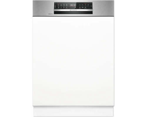 Lave-vaisselle Bosch avec panneau de commande et différents réglages.